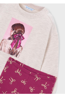 Mayoral Conj. Leggings Felpa Estampad