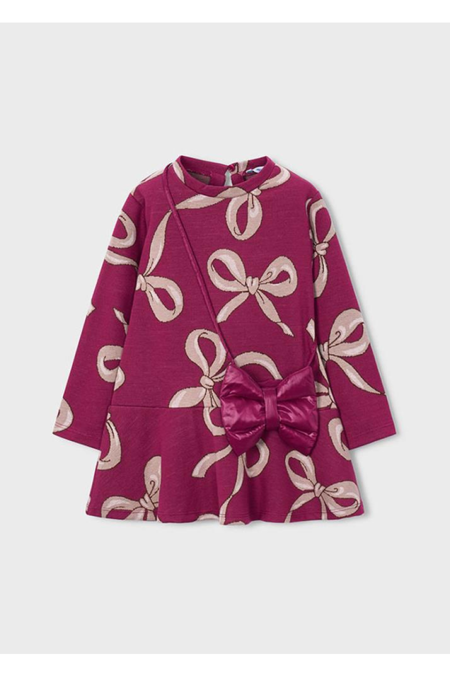 Mayoral Vestido Jaquard C/Bolsa