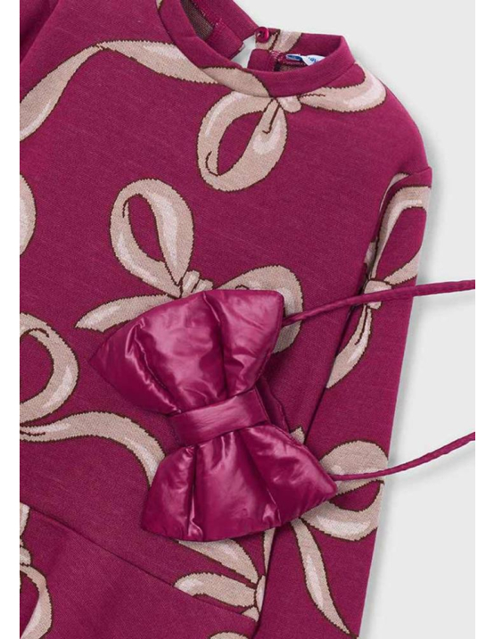 Mayoral Vestido Jaquard C/Bolsa