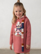 Mayoral Vestido Trico Cachecol