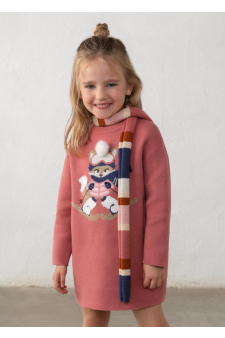 Mayoral Vestido Trico Cachecol