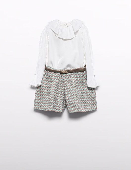 Abel e Lula Conj. Bermudas Jacquard