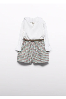 Abel e Lula Conj. Bermudas Jacquard