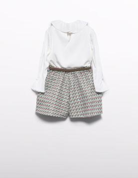 Abel e Lula Conj. Bermudas Jacquard