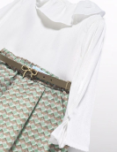 Abel e Lula Conj. Bermudas Jacquard