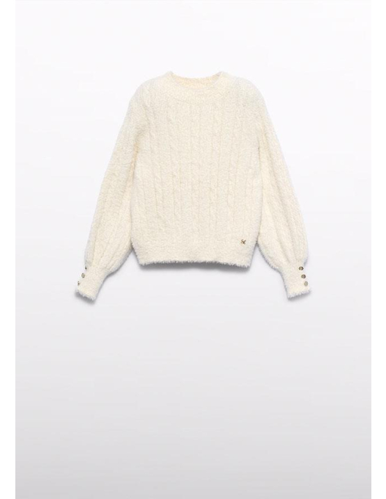 Abel e Lula Jersey Tricot - BEIGE