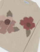 Mayoral Jersey Intarsia Flores