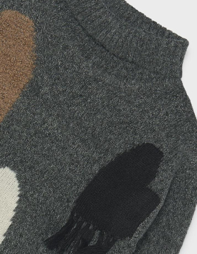 Mayoral Jersey Intarsia Coraçoes