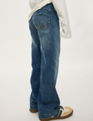 Mayoral Calça Denim Wide Leg