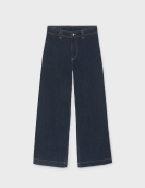 Mayoral Calça Denim Wide Leg