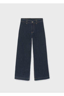 Mayoral Calça Denim Wide Leg