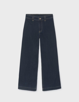 Mayoral Calça Denim Wide Leg