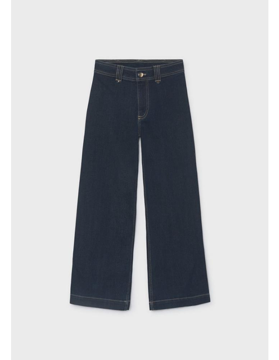 Mayoral Calça Denim Wide Leg - BASE