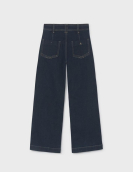 Mayoral Calça Denim Wide Leg