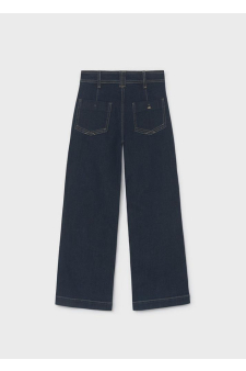 Mayoral Calça Denim Wide Leg