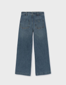 Mayoral Calça Denim Wide Leg