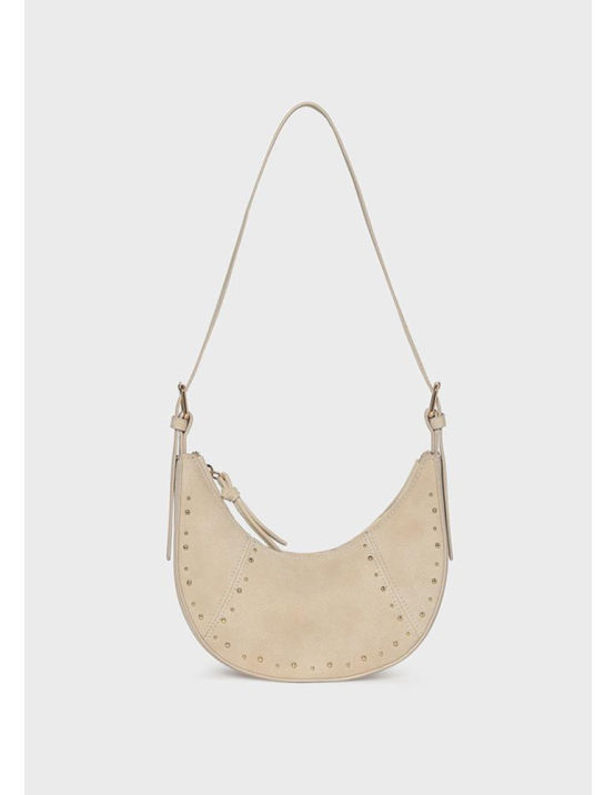 Mayoral Bolsa Suede Meia Lua