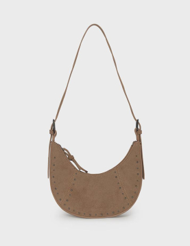 Mayoral Bolsa Suede Meia Lua