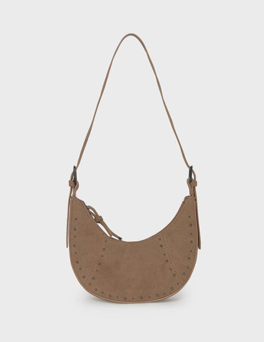 Mayoral Bolsa Suede Meia Lua