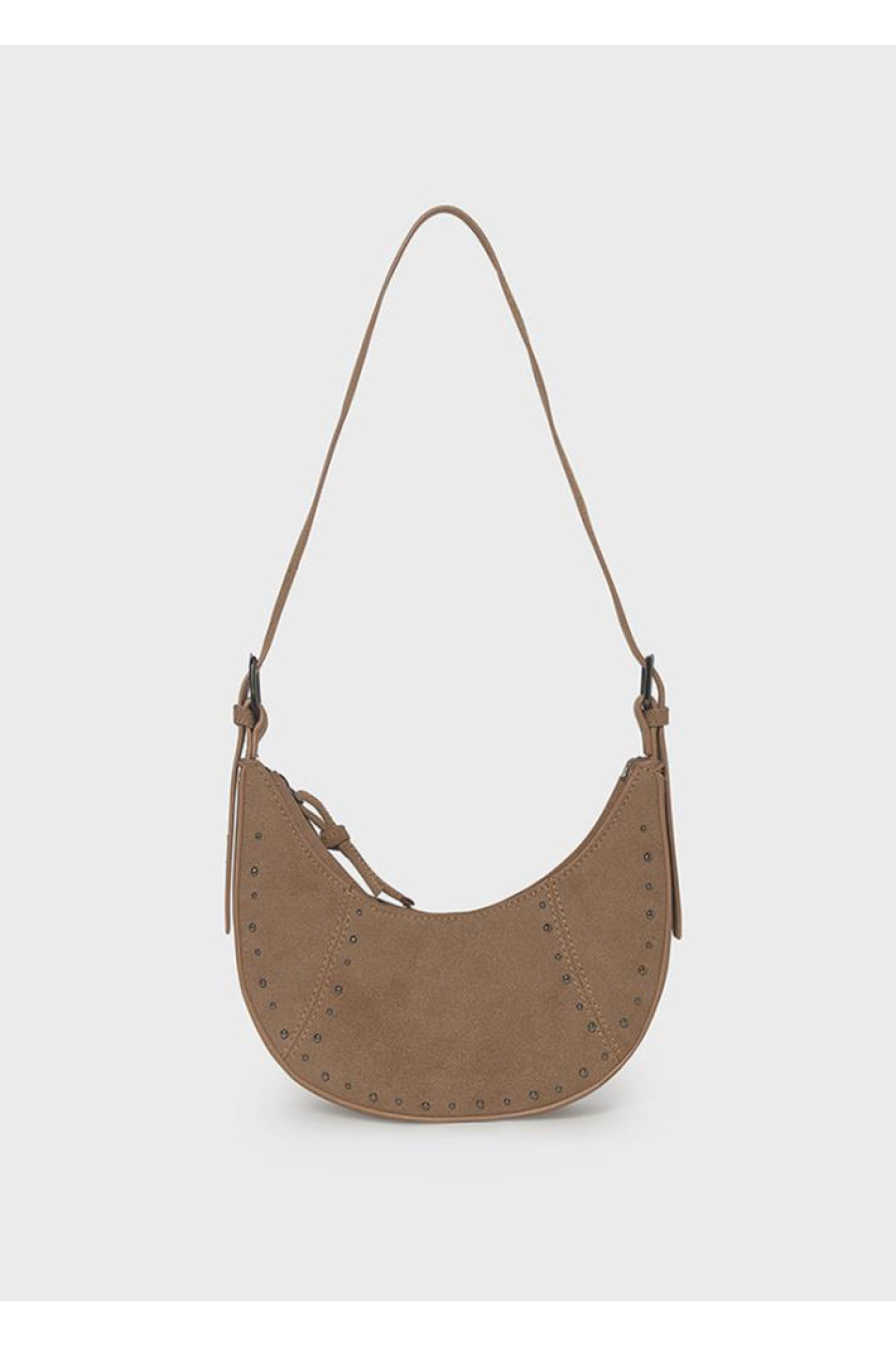 Mayoral Bolsa Suede Meia Lua