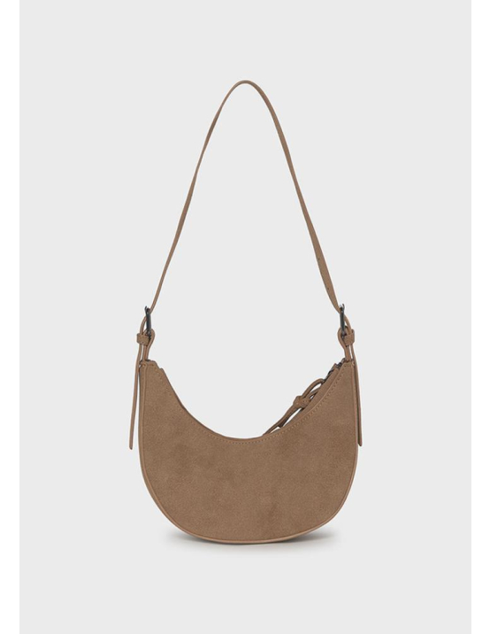 Mayoral Bolsa Suede Meia Lua