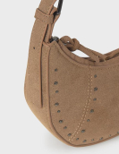 Mayoral Bolsa Suede Meia Lua