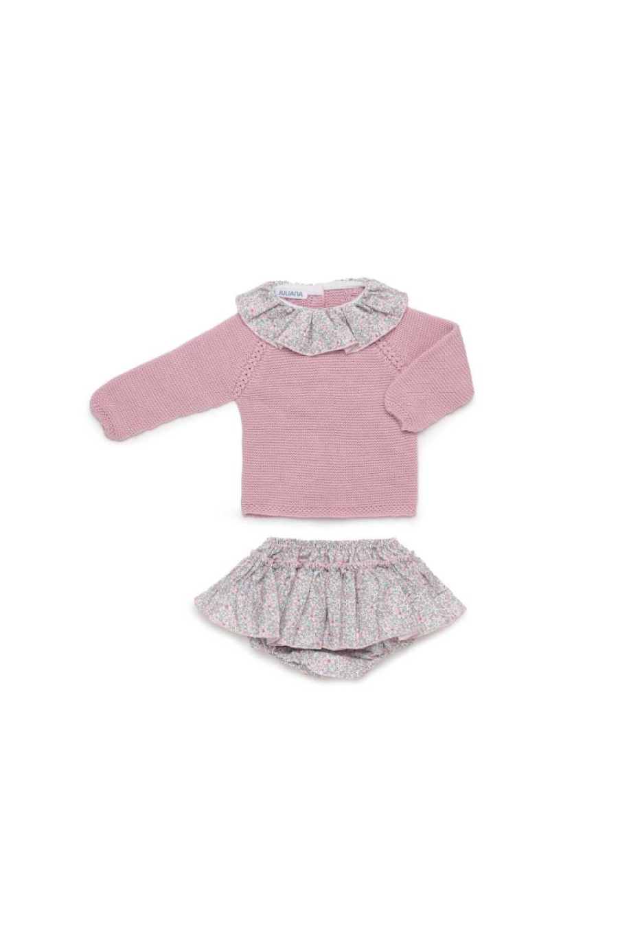 Juliana Conjunto Braga Volante Florecitas
