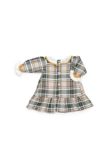 Juliana Vestido Cuadros Volante