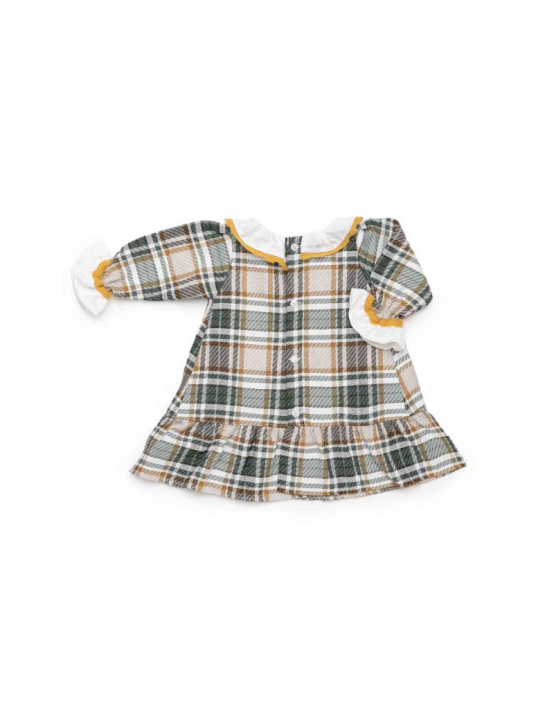 Juliana Vestido Cuadros Volante