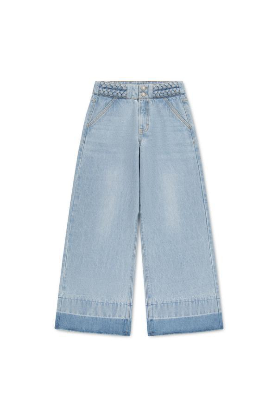 Levis G High Rise Baggy W/ Braid