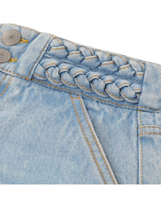 Levis G High Rise Baggy W/ Braid
