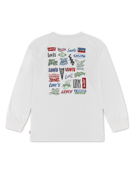Levis B Heritage Logos Ls Tee