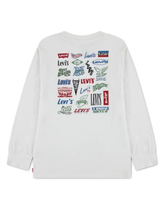 Levis B Levis B Heritage Logos Ls Tee