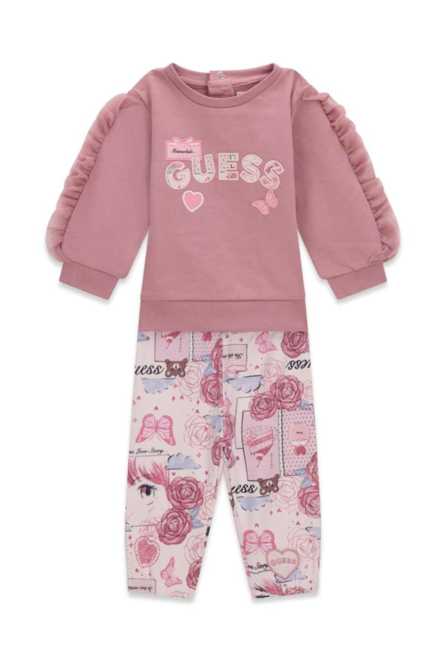 Guess G Set Ls Active Top+Leggings