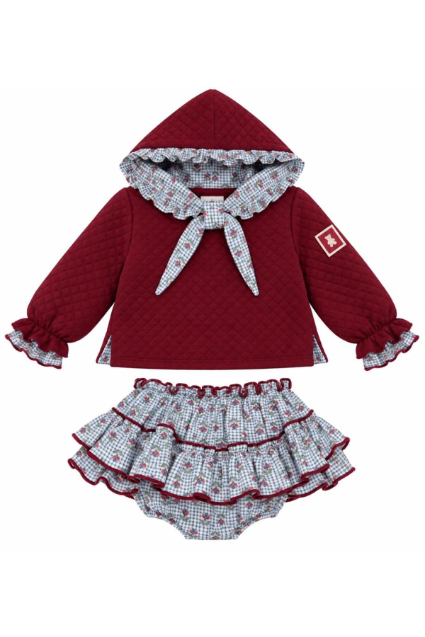 Lolittos Felpa A+Cubre Falda Carmesi