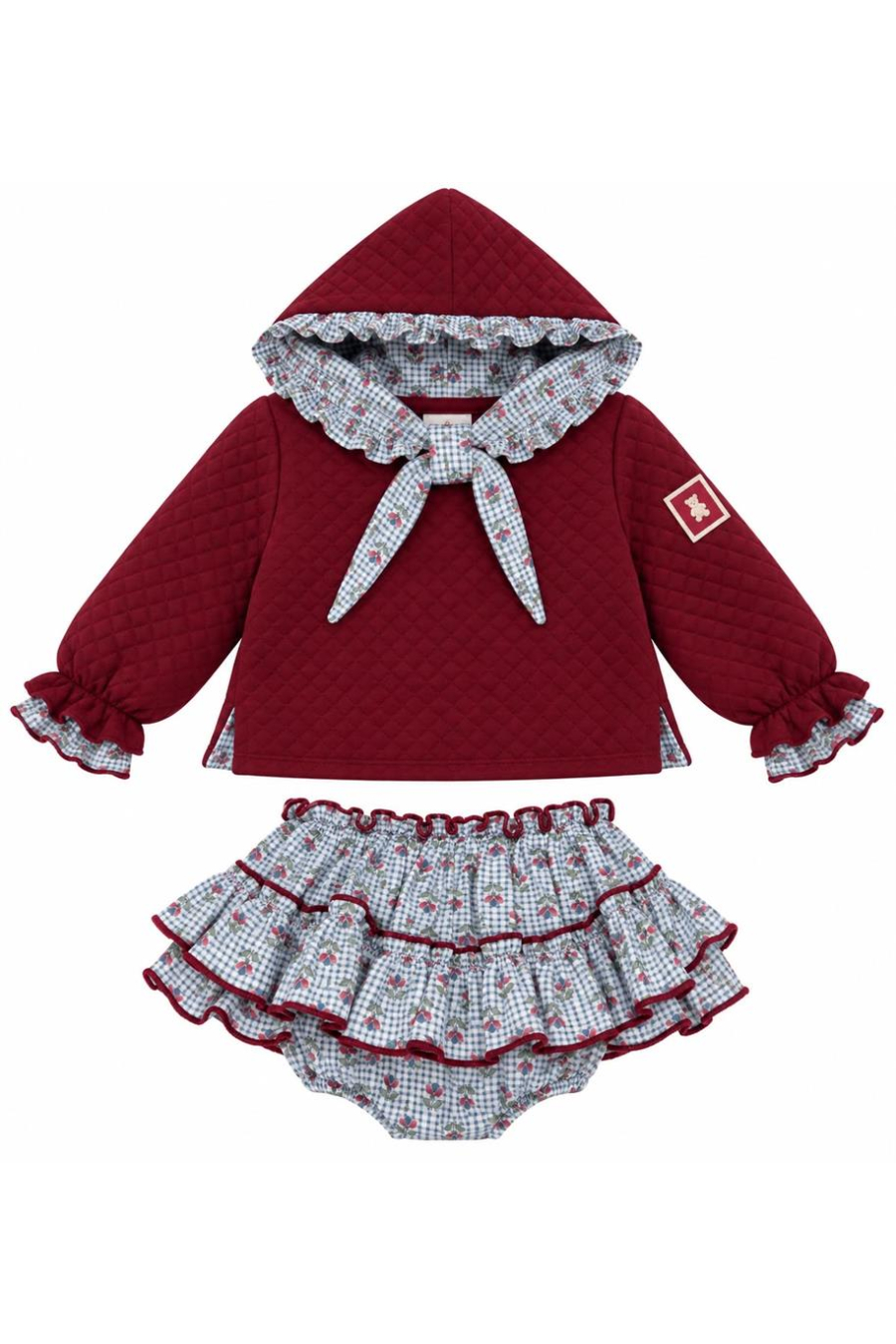 Lolittos Felpa A+Cubre Falda Carmesi