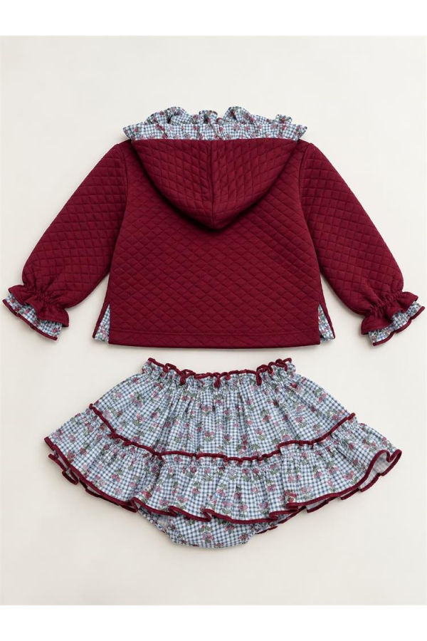 Lolittos Felpa A+Cubre Falda Carmesi