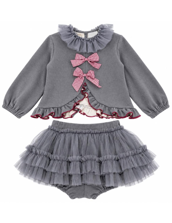 Lolittos Felpa A+Rana Falda Platino