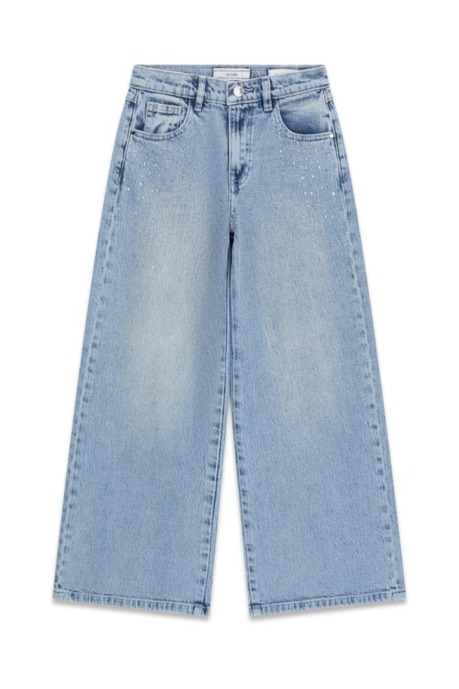 Guess G Palazzo Comfort Denim Pants W/
