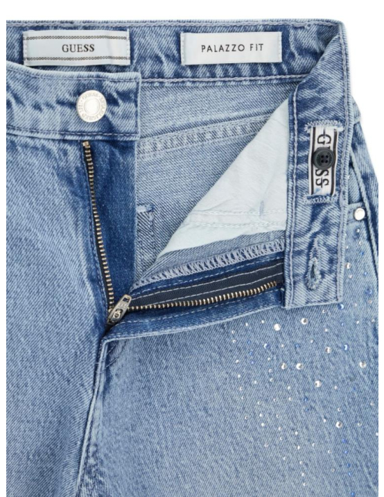 Guess G Palazzo Comfort Denim Pants W/