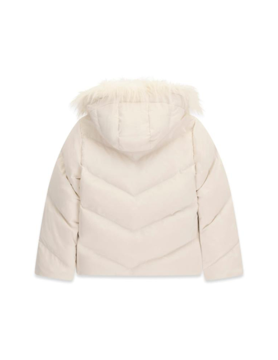 Guess G Real Down Hooded Ls Puffer