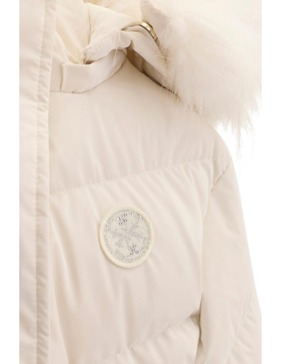 Guess G Real Down Hooded Ls Puffer