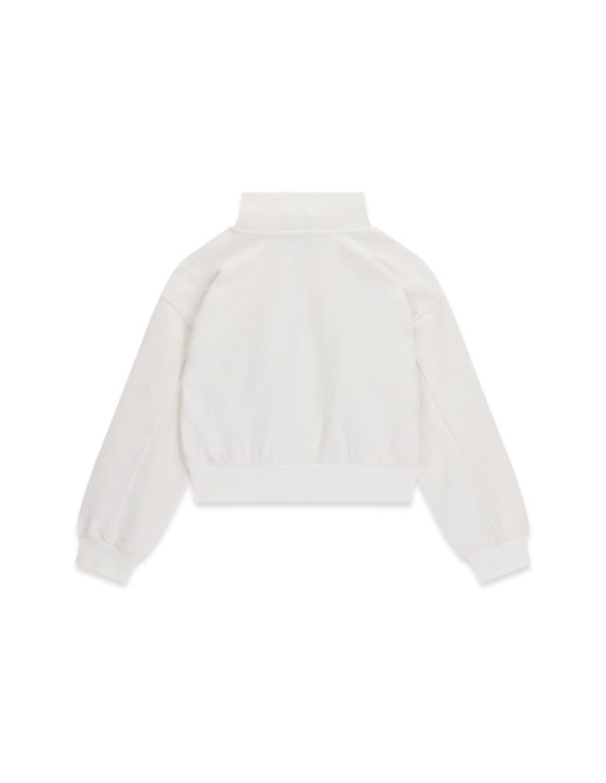 Guess G Jacquard Ls Boxy Active Top W/
