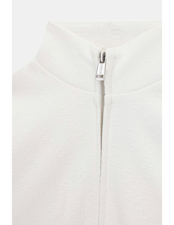 Guess G Jacquard Ls Boxy Active Top W/