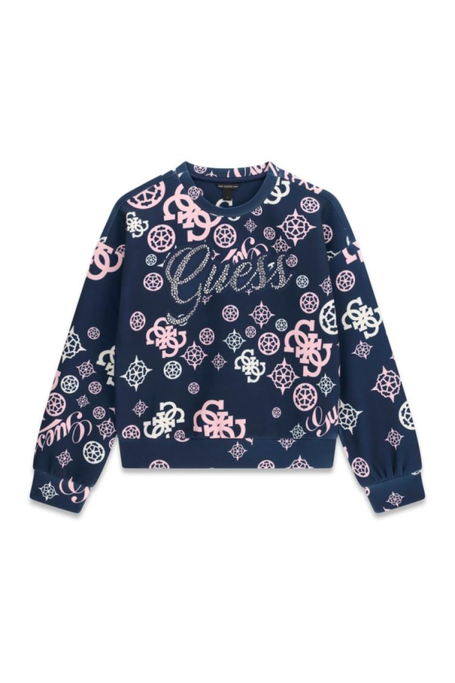 Guess G Relaxed Midi Ls Scuba Active Top