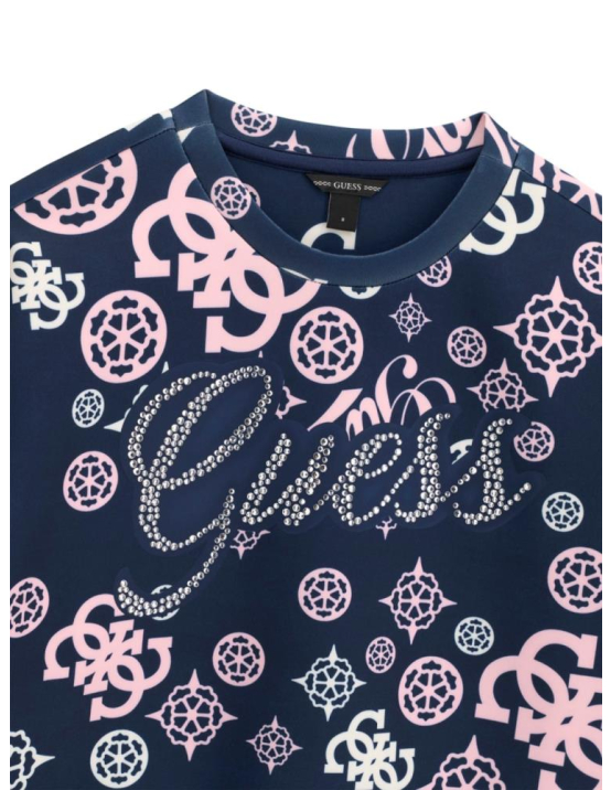 Guess G Relaxed Midi Ls Scuba Active Top