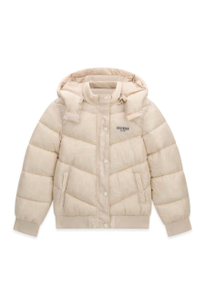 Guess G Polyester Hooded Ls Puffer Jac