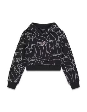 Guess G Hooded Ls Active Top
