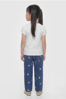 Guess G Mom Fit Rigid Denim Pants W/Em