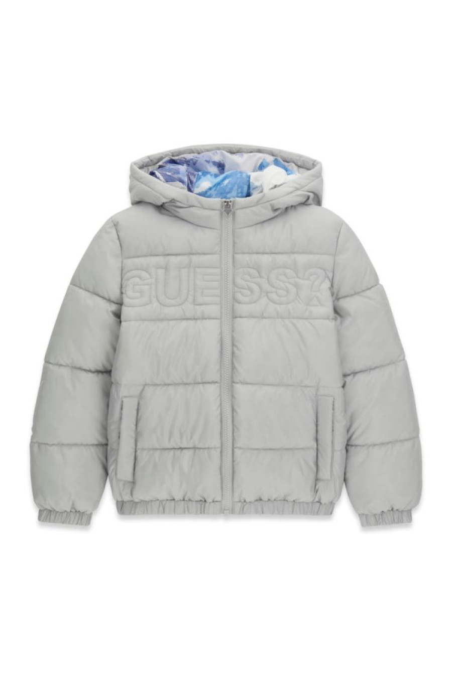 Guess B Hooded Ls Padded Jacket W/Zip